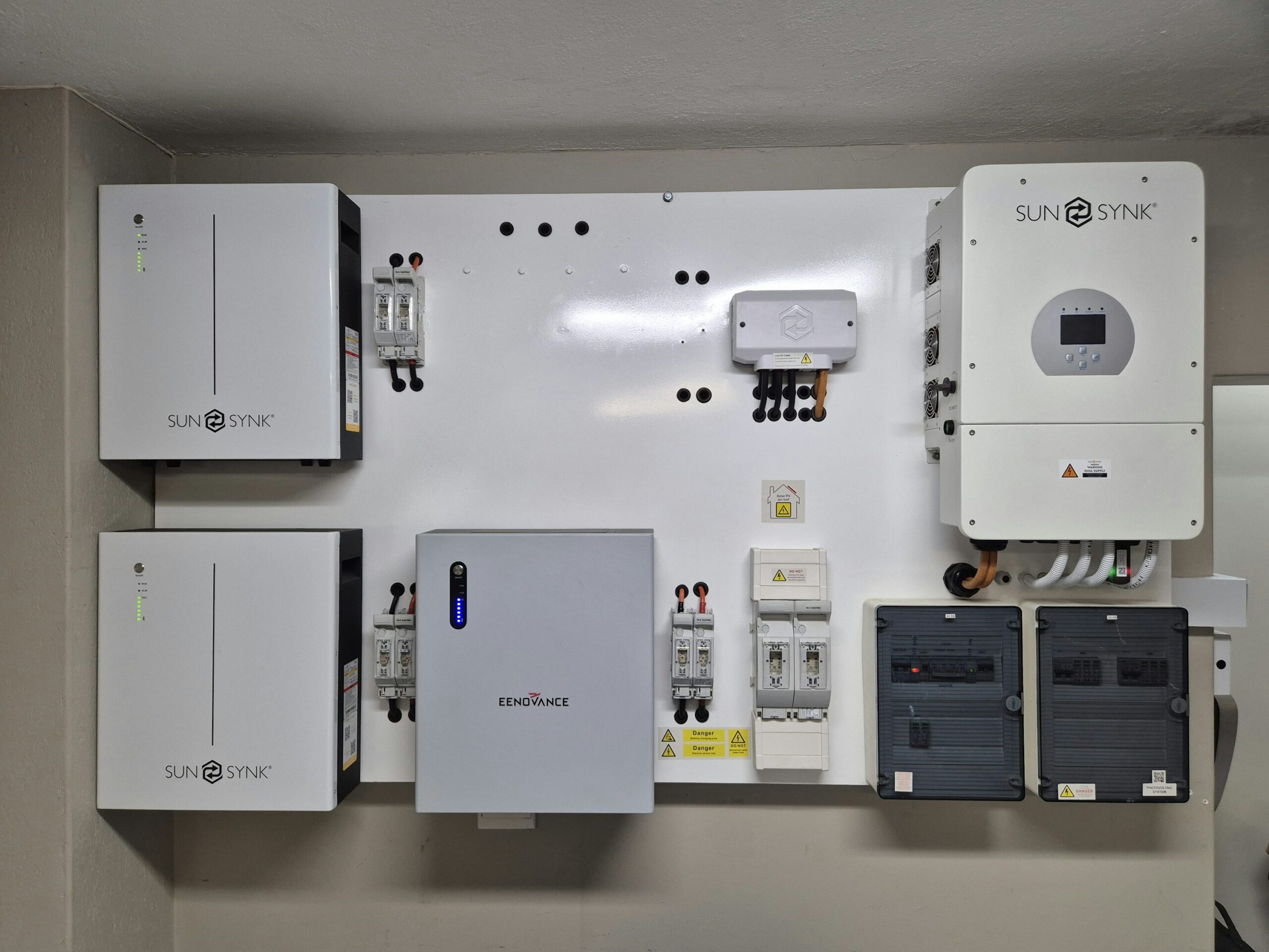 Batterie de stockage d’énergie installée dans une maison